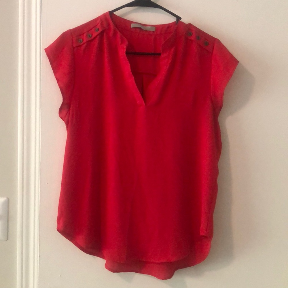 Red blouse